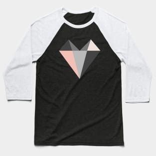 Abstract love stone heart design, version two Baseball T-Shirt